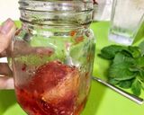 Hình bước làm 5 của món Strawberry 🍓 & Coconut Mojito Mocktail