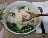Foto langkah ke 8 dari resep Chicken Wonton Sup plus Sayuran ala Rumah Kami.
