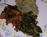 A picture of step 8 of Butter fried goat meat.