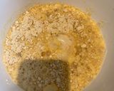 A picture of step 1 of Wild Garlic Chickpea Farinata.