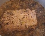 A picture of step 6 of Pork Loin with Beer.