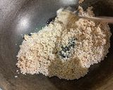A picture of step 1 of Rajgira halwa.