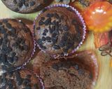 Une image de l'étape 3 de Muffins sans Oeuf au chocolat et Oreo.
