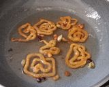 A picture of step 4 of Jalebi.