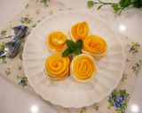 不費力「玫瑰花蛋卷」精緻可愛小配菜。的食譜步驟4照片