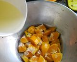 Foto del paso 1 de la receta: Budín de mandarina y chocolate en licuadora