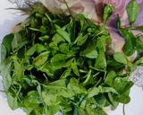 A picture of step 1 of Methi paratha.