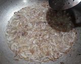 A picture of step 1 of Aaloo anday.