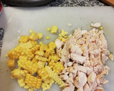 Foto del paso 1 de la receta: Ensalada fresca de pollo y fideos recargada