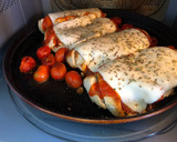 Foto del paso 8 de la receta: Gratinado de pollo en hasselback con tomates cherry