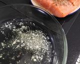 Foto del paso 2 de la receta Cena rápida - Salmón al horno sobre puré de boniato con bimi