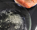 Foto del paso 2 de la receta: Cena rápida - Salmón al horno sobre puré de boniato con bimi