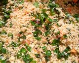 A picture of step 6 of Dambun shinkafa in pot.