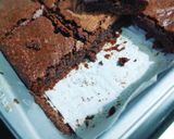 A picture of step 8 of Eggless one pot brownie.