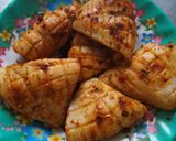 Hình bước làm 3 của món Mực nướng Sate