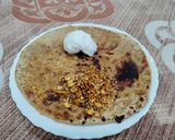 A picture of step 4 of White butter peanut paratha.