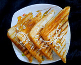 A picture of step 9 of Veg grill cheese sandwich.