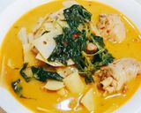 รูปขั้นตอนการทำที่ 6 ของ แกงเผ็ดไก่หน่อไม้ดอง