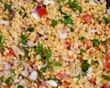A picture of step 3 of Moong dal bhel.