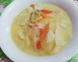 Foto langkah ke 8 dari resep Sayur Santan Pedas Pepaya Muda.