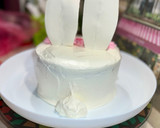 عکس مرحله 6 از دستور کیک تولد دخترانه 🐰Bunny Birthday cake