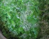 A picture of step 1 of Palak gosht.