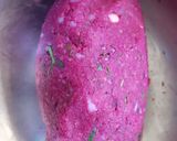 A picture of step 2 of Airfried Beetroot Pops.