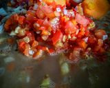 Foto del paso 5 de la receta: Chorizos españoles bañados en mar de frijol cargamanto rojo