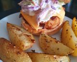 A picture of step 1 of Homemade wedges with lemon herd.