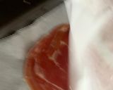 Foto del paso 4 de la receta Hummus con verduritas y jamón al horno🥕🥓🥓