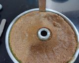 Foto langkah ke 10 dari resep Keto Chiffon Cake Pandan Sugar & Gluten Free.