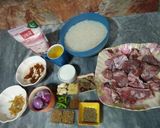 A picture of step 1 of Kabuli/afghani Pulao😋💛🍲.