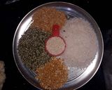 A picture of step 1 of Mix Dal Appam.