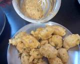 Sindhi style gram flour Pakode or bhajiya recipe step 5 photo