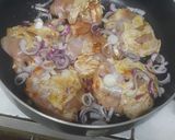 A picture of step 1 of Honey soy chicken#4weekschallenge.#authors marathon.