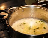 Foto del paso 4 de la receta: Crema vegana de porotos blancos con zapallo kabocha asado