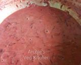A picture of step 2 of Beetroot basundi.