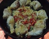 A picture of step 8 of Pollo al disco.