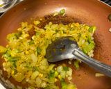 A picture of step 2 of Jalapeño Pithal and Bahari Bhakari.