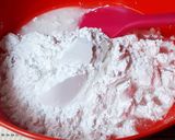 Hình bước làm 2 của món Bánh CHUỐI hấp miền Tây