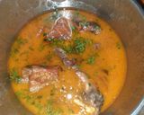 A picture of step 7 of Beef Paye.
