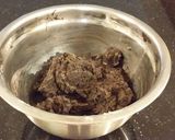 A picture of step 5 of Creame Brulee Truffle Filled Chocolate Cookies.