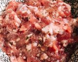 Hình bước làm 2 của món Canh Bầu Nấu Thịt Băm