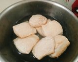 Hình bước làm 1 của món Kim tiền với bún(chay)
