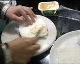 A picture of step 3 of Bread Pinwheel Pizza.