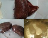 Foto del paso 1 de la receta: Albóndigas rellenas de morcilla y setas rebozadas con almendra