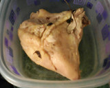 Foto del paso 2 de la receta: Crepes de espinaca rellenas de pollo