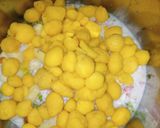 A picture of step 3 of Alu Phulki Chat.