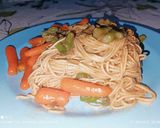 Foto del paso 7 de la receta: Udon con zanahorias, espárragos y erizos