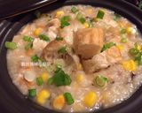 A picture of step 10 of Chicken, Mushroom, and Corn Congee.
